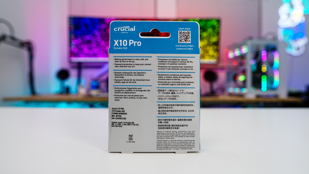Crucial X10 Pro Portable Solid State Drive