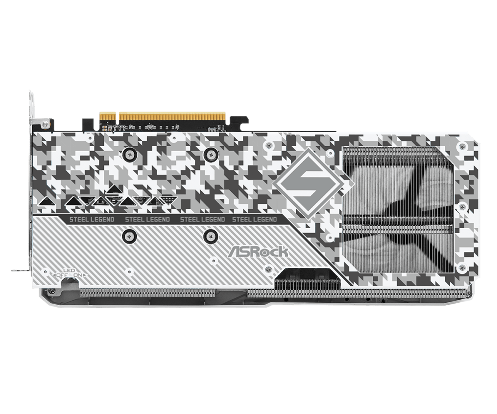 Radeon RX 7600 XT Steel Legend 16GB OCL6