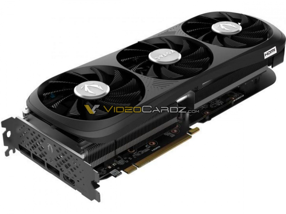 ZOTAC GeForce RTX 4070 SUPER 12GB TRINITY BLACK 2 1
