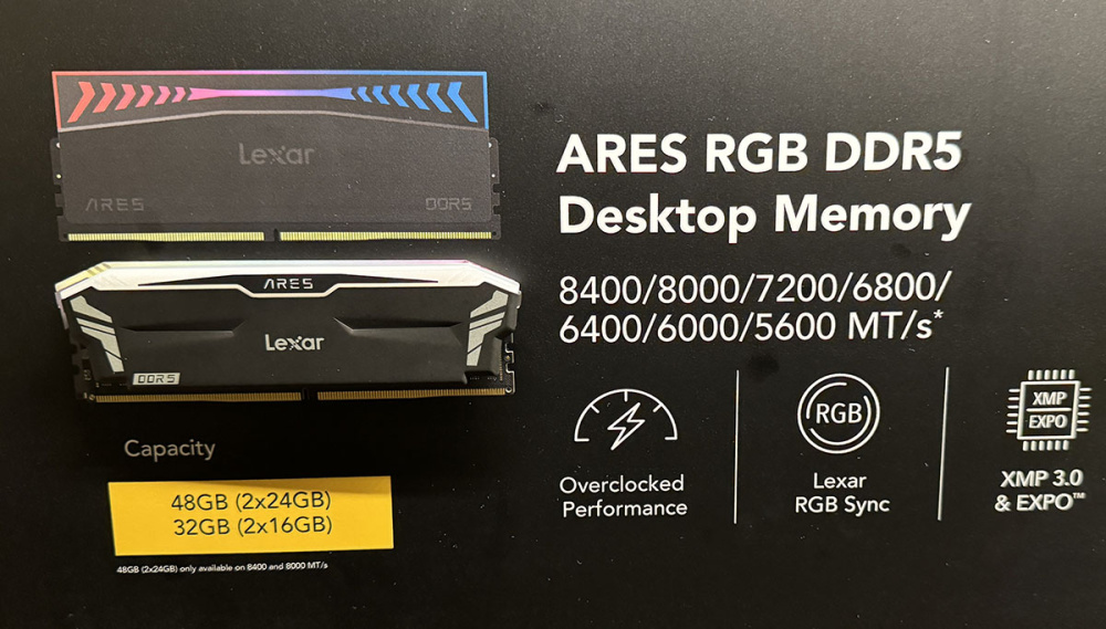 Lexar ARES RGB DDR5 Memory