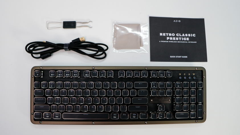 AZIO Retro Classic Prestige Mechanical Keyboard Review | ThinkComputers.org