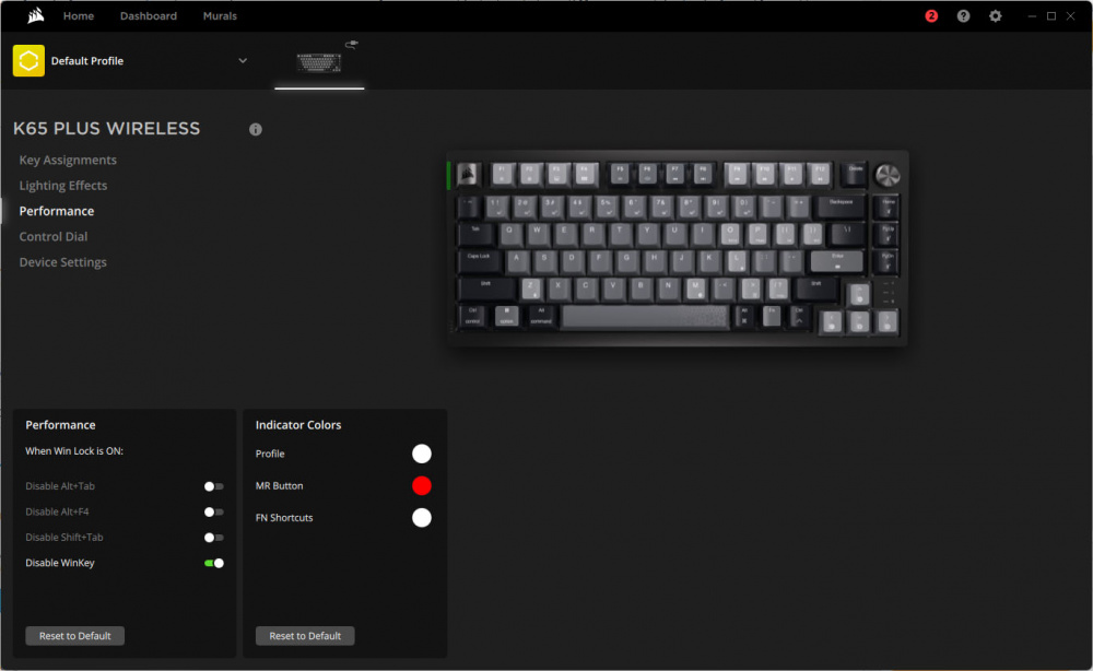 corsair k65 plus wireless ss4