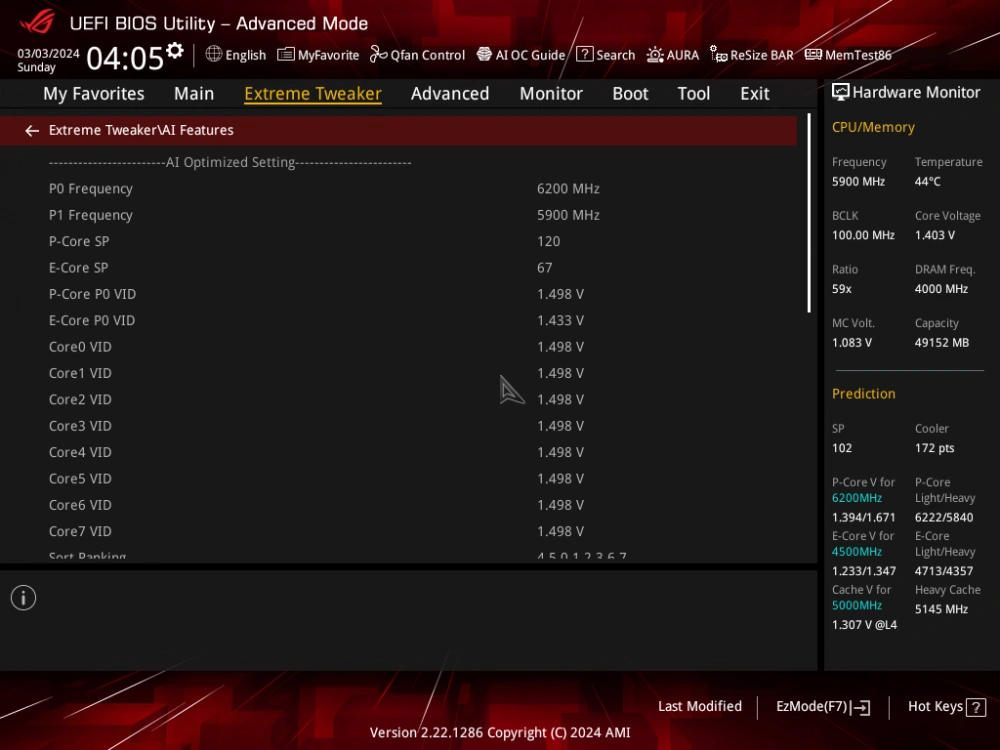 14900KS ASUS