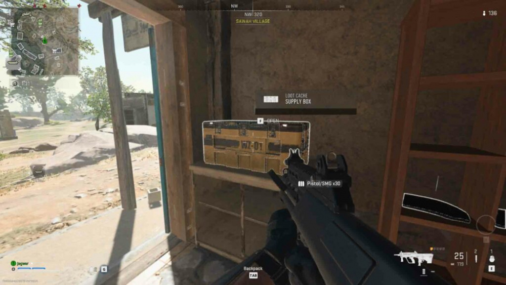 Warzone loot finding