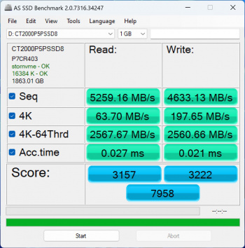 crucial p5 plus heatsink as ssd 1