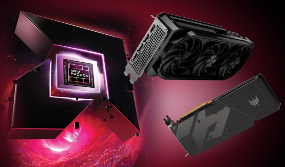 predator vga bifrost radeon rx 7800 xt oc breakthrough aaa gaming performance KSP with Specs M1