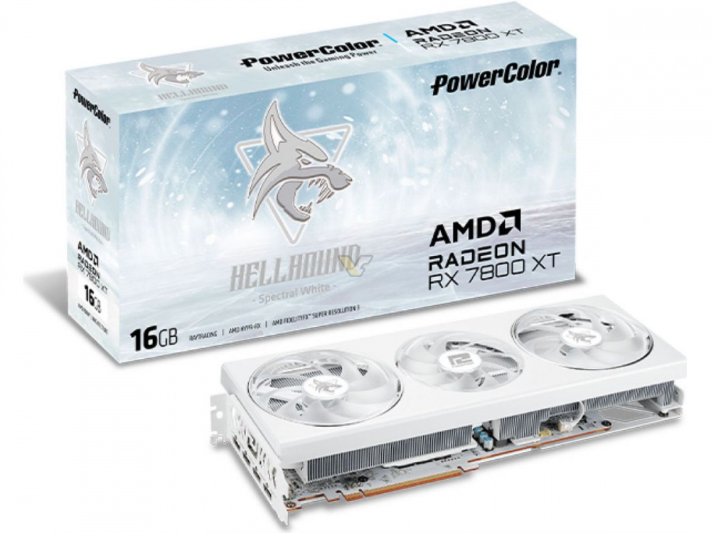 POWERCOLOR Radeon RX 7800 XT 16GB Hellhound Spectral White1
