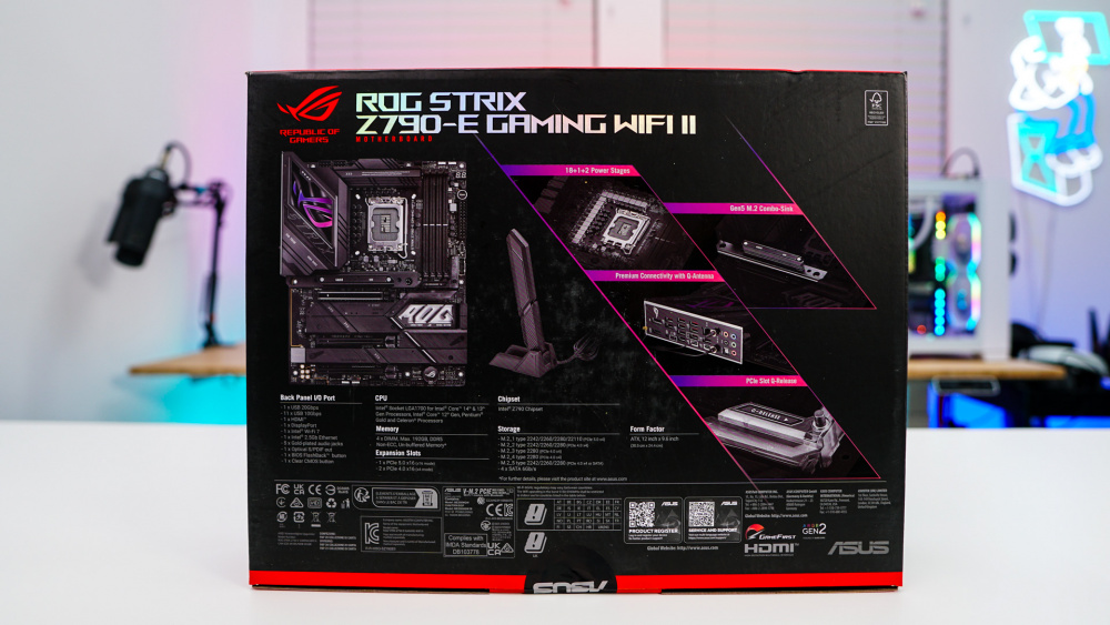 ASUS ROG Strix Z790-E Gaming WiFi II Motherboard