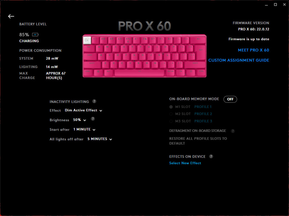 logitech pro x 60 lightspeed ss11