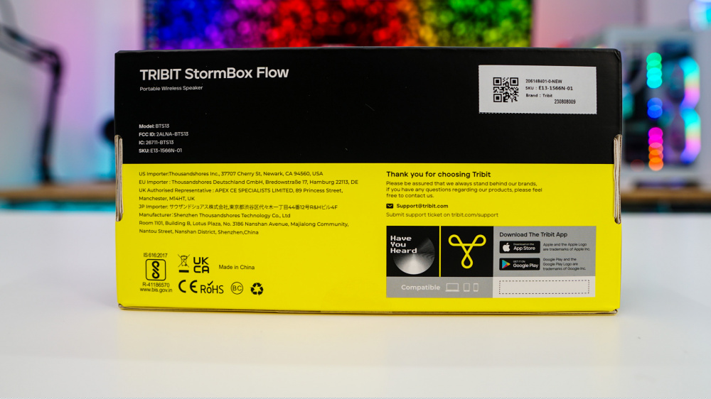 Tribit StormBox Flow Portable Speaker