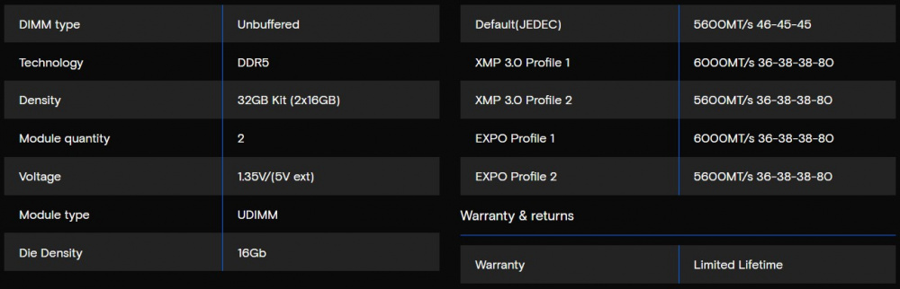 crucial pro specs
