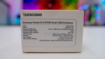Dockcase Pocket Smart 2230 M.2 NVMe SSD Enclosure