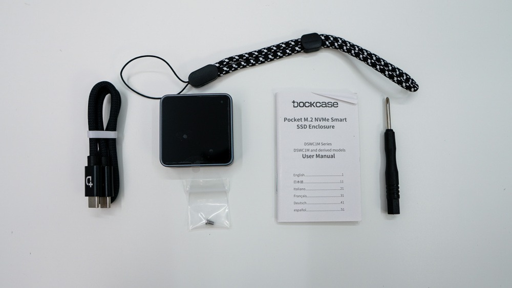 Dockcase Pocket Smart 2230 M.2 NVMe SSD Enclosure