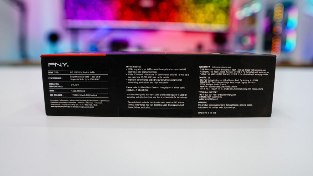 PNY XLR8 CS3150 Gen5 Solid State Drive
