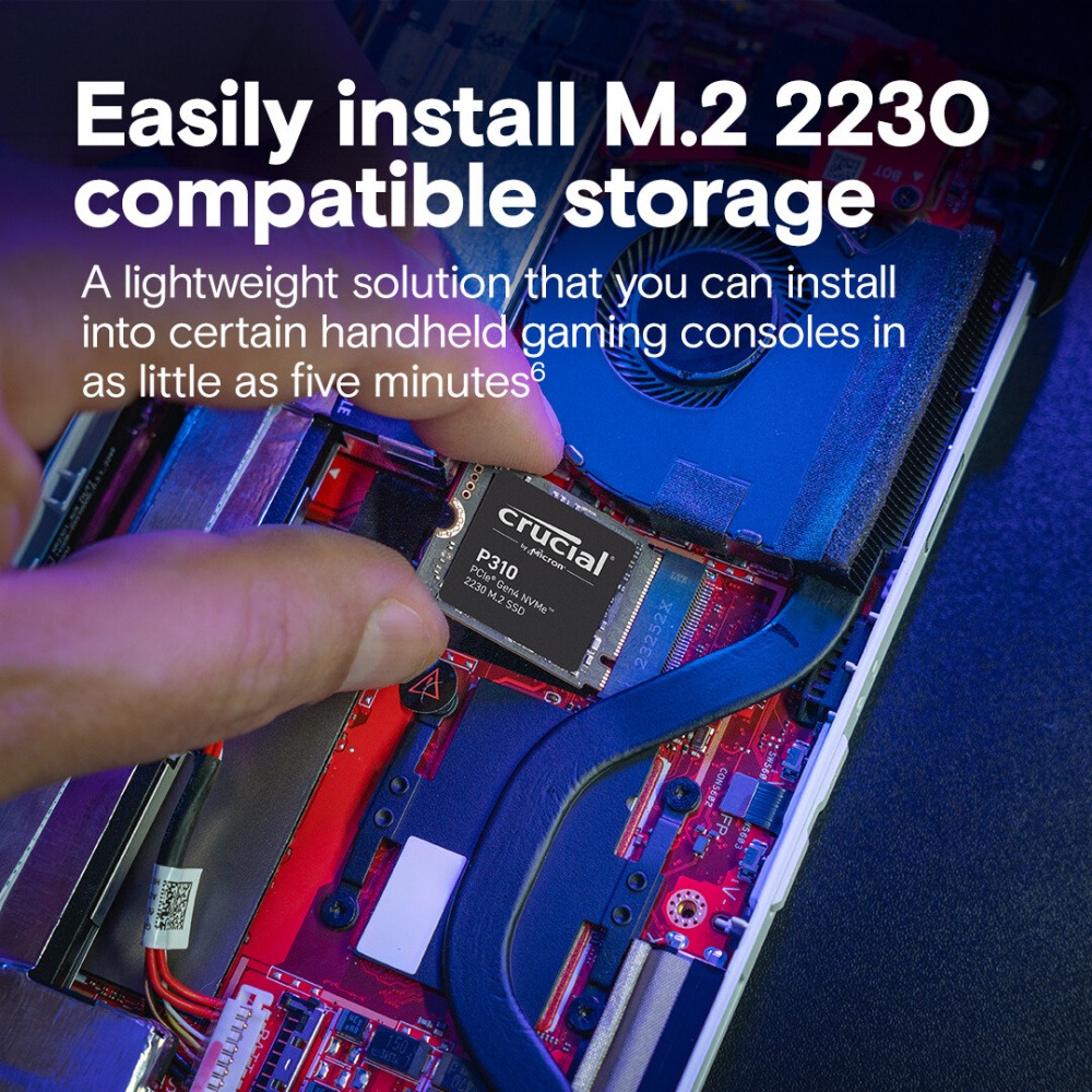 Crucial P310 2230 Gen4 NVMe SSD