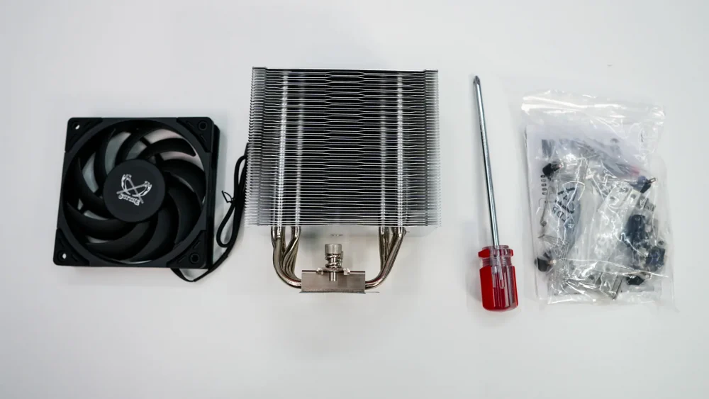 Scythe Mugen 6 Dual Fan White ARGB CPU Koeler 120mm - Uw Game Specialist