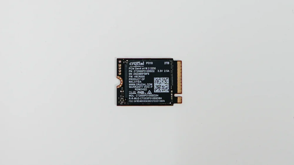 Crucial P310 Gen4 Solid State Drive