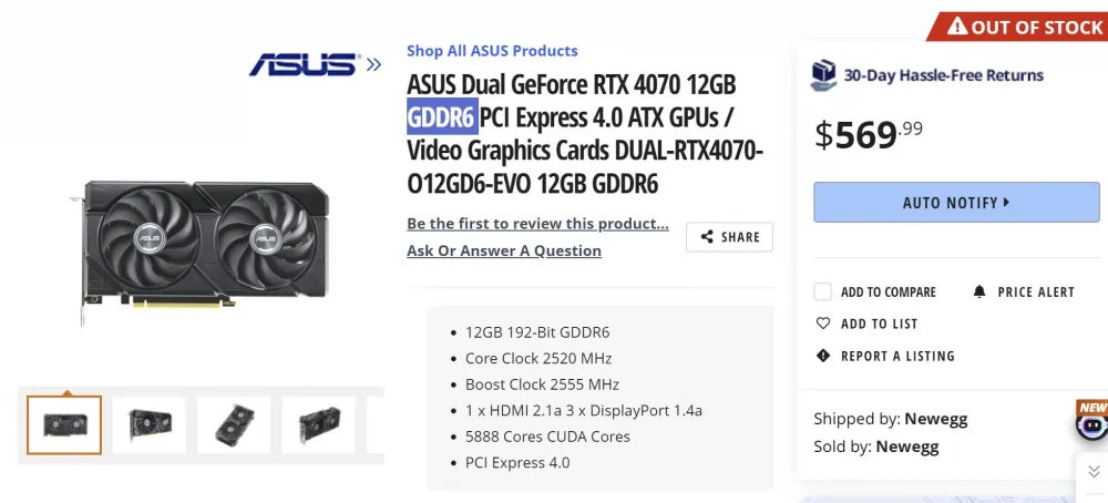 4070 GDDR6