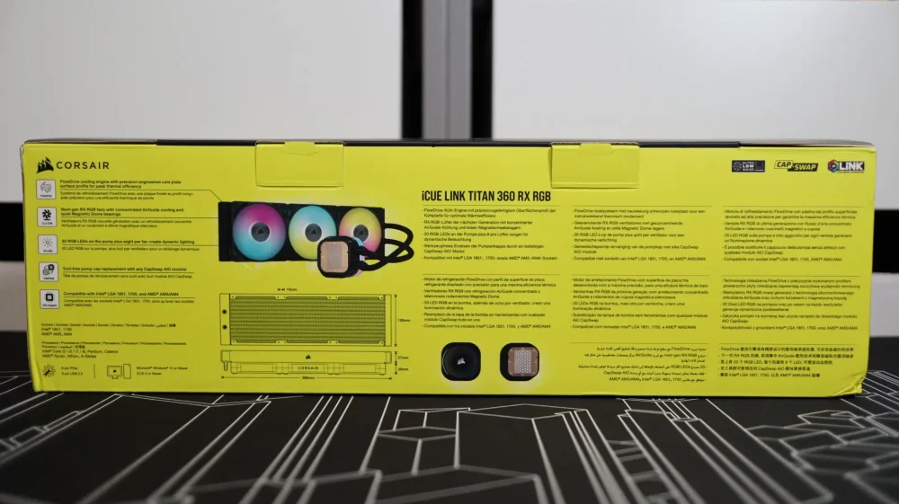 iCUE LINK TITAN 360 RX RGB