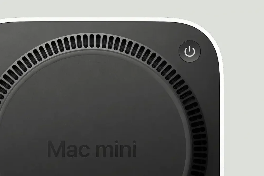 mac mini power button