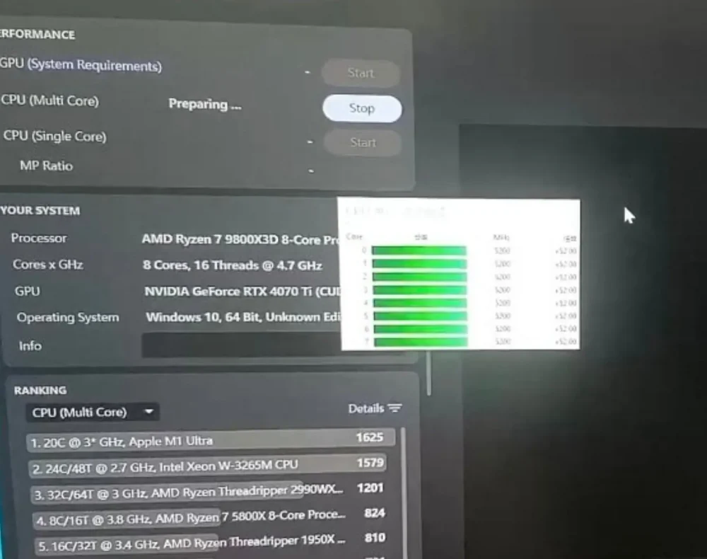 ryzen 7 9800x3d leak 1
