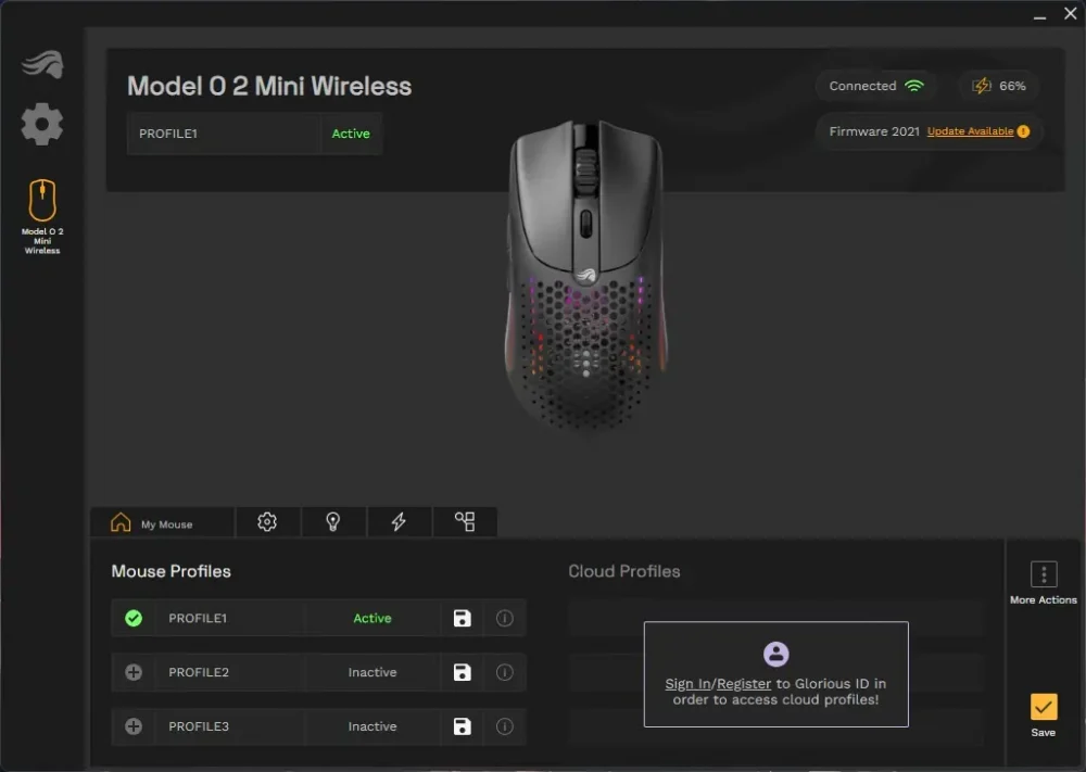 glorious model o 2 mini ss2