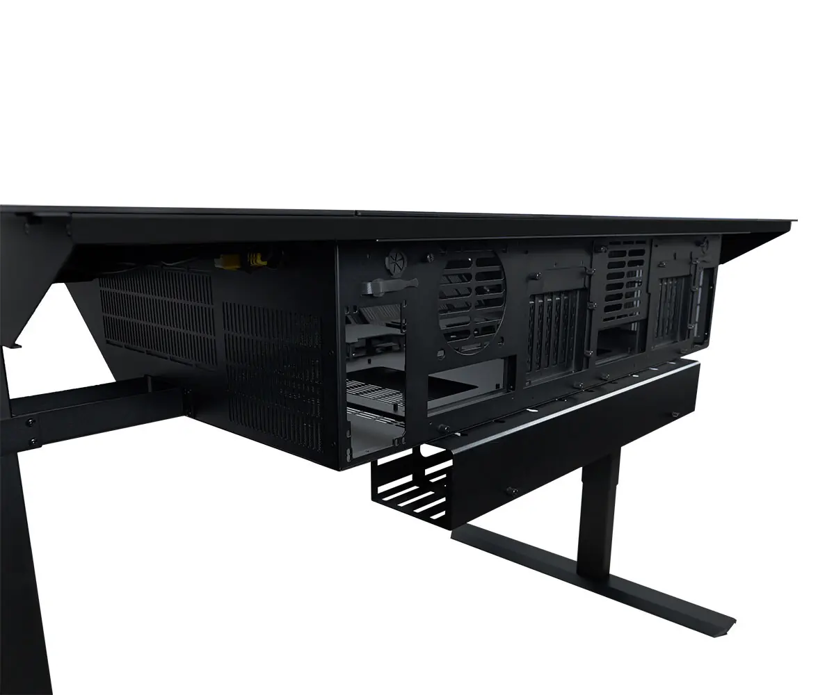 Lian Li Launches the Ultimate Motorized Desk-Station with the DK07