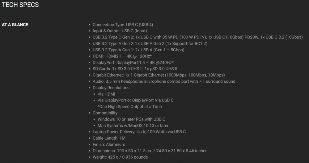 razer usb4 dock 5