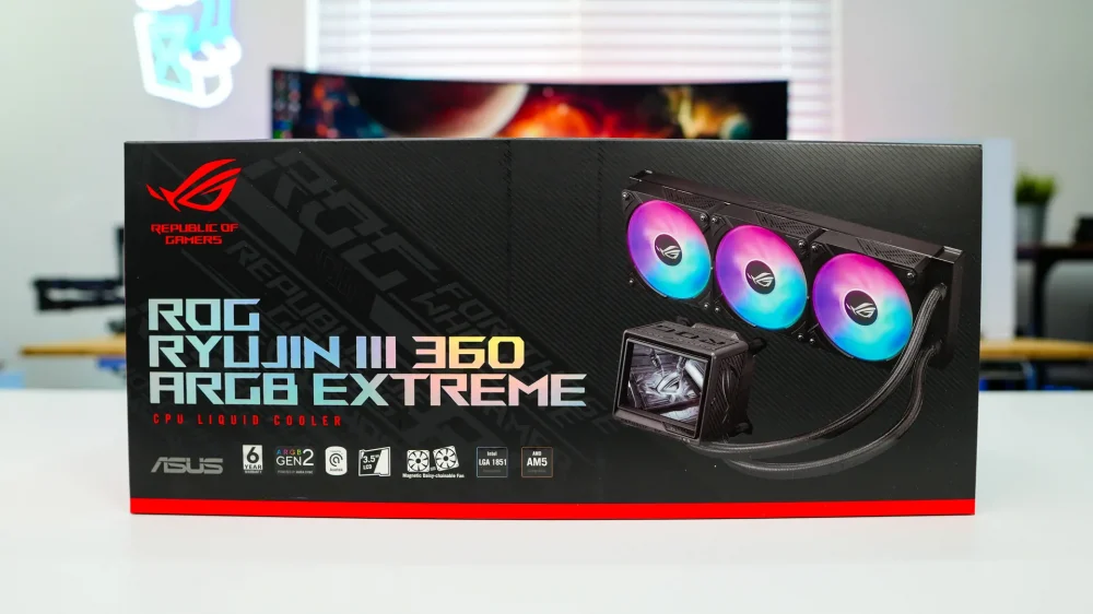 ASUS ROG Ryujin III 360 ARGB Extreme Liquid CPU Cooler
