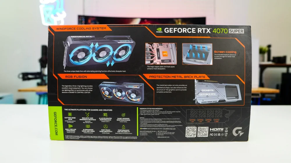 Gigabyte GeForce RTX 4070 Super Gaming OC 12G Graphics Card