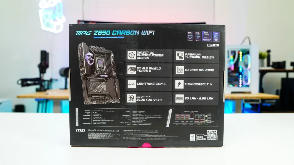 MSI MPG Z890 Carbon WiFi Motherboard