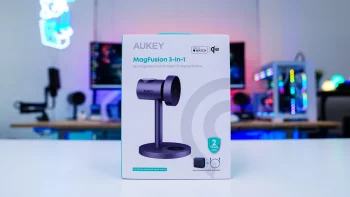 AUKEY MagFusion Qi2 3-in-1 Wireless Charging Station