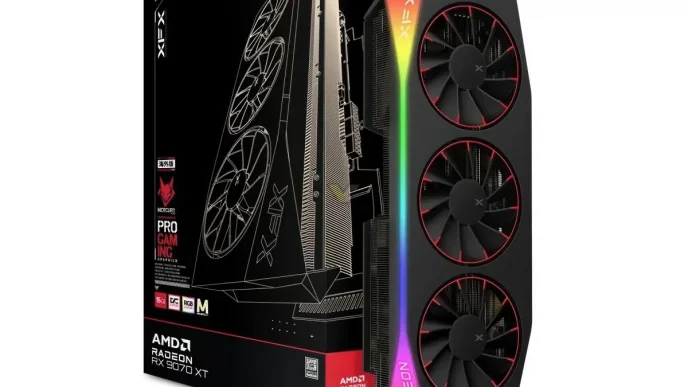 XFX Radeon RX 9070 XT 16GB MERCURY MAGNETIC AIR1 1