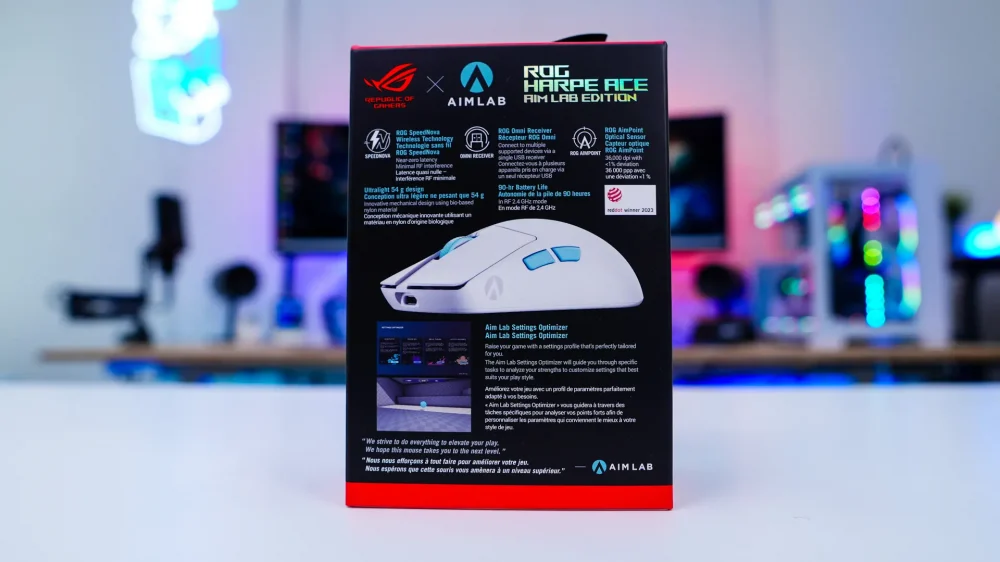 ASUS ROG Harpe Ace Aim Lab Edition