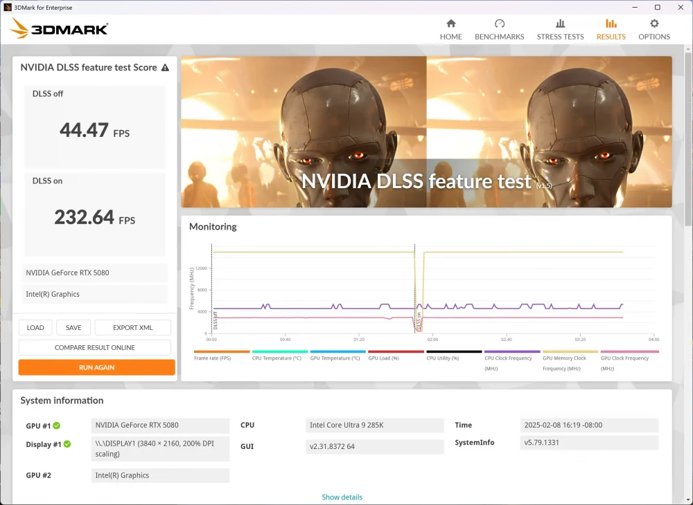 asus rtx5080 vanguard dlss4 3x