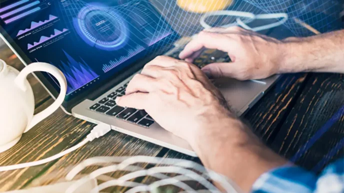 laptop working business