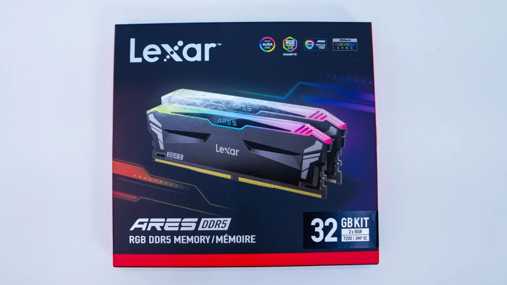 Lexar ARES RGB DDR5-7200 32GB Memory Kit