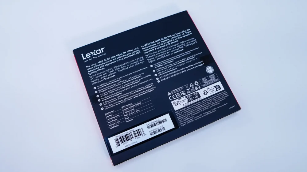Lexar ARES RGB DDR5-7200 32GB Memory Kit