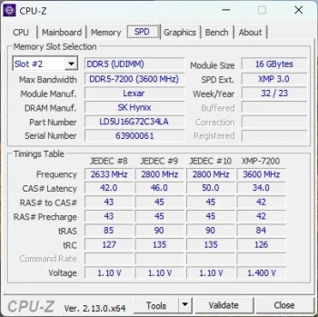 lexar ares rgb ddr5 7200 info2