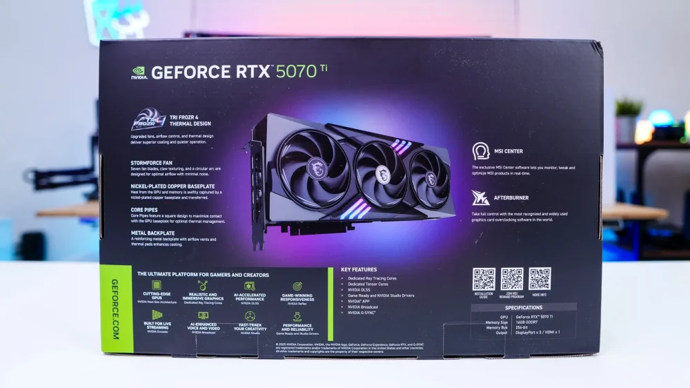 MSI GeForce RTX 5070 Ti Gaming Trio OC Plus
