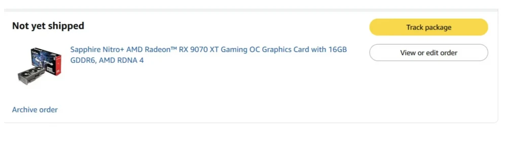 rx 9070 xt amazon