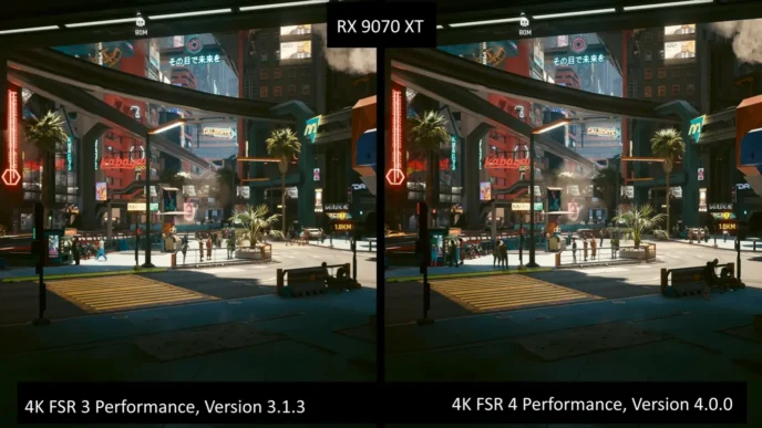 amd fsr4 cyberpunk