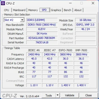 klevv urbane ddr5 info2