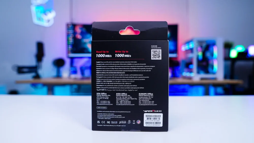 Patriot Viper EV330 M.2 2230 SSD Enclosure